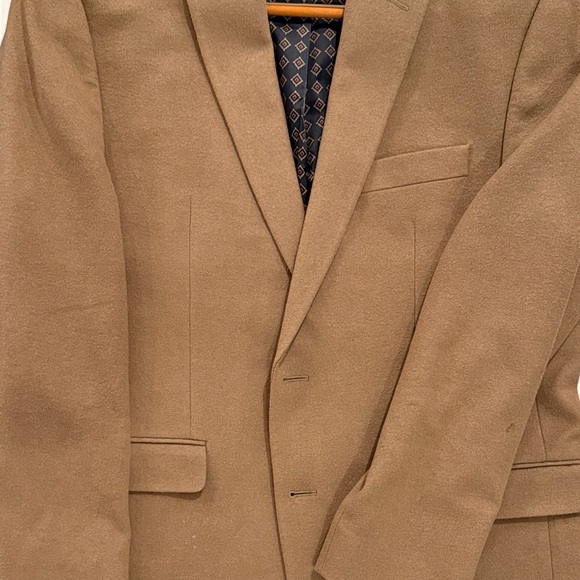 Lauren Ralph Lauren Men’s Tan Wool Silk Cashmere Blazer Sport Coat Size 42R - Picture 14 of 14